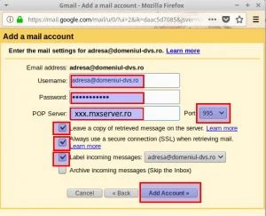 Import mail