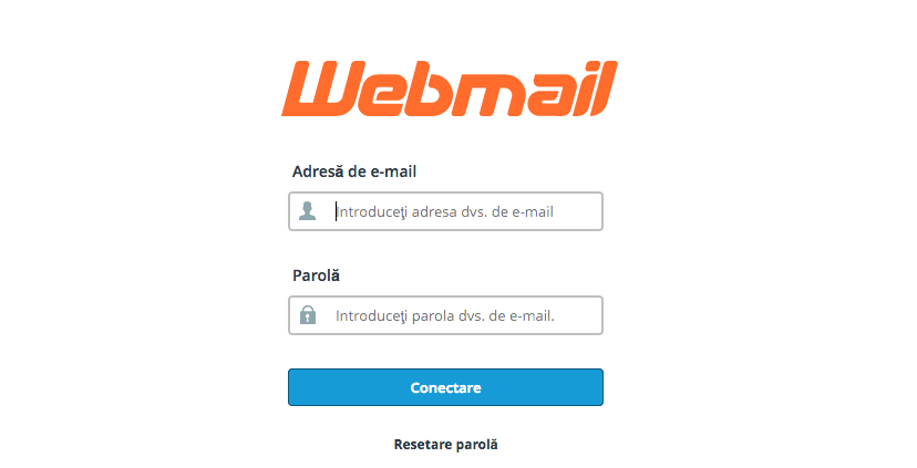Webmail - e-mail prin browser